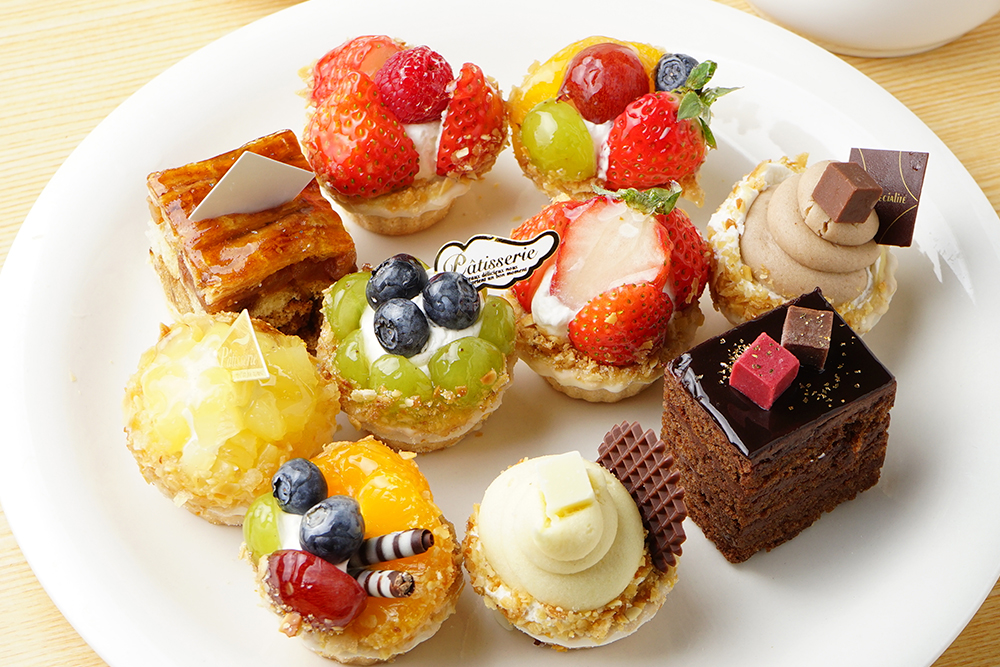10種のケーキ